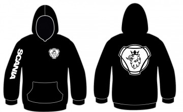 Sweatshirt com capuz para Scania
