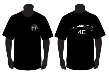 T-shirt para Alfa Romeo 4C