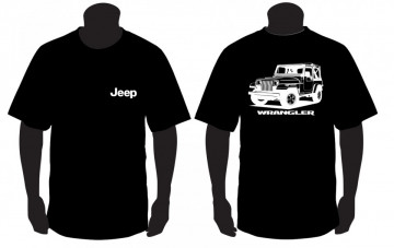 T-shirt para jeep wrangler