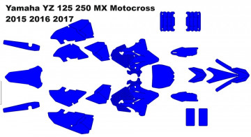 Yamaha YZ 125 250 MX Motocross 2015 2016 2017
