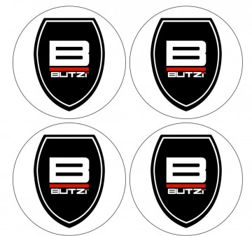 4 Autocolantes Para Centros de Jantes com Butzi