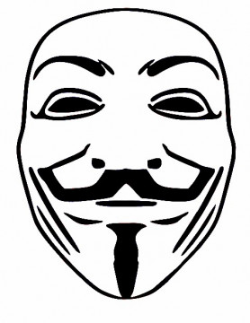 Autocolante - Anonymous