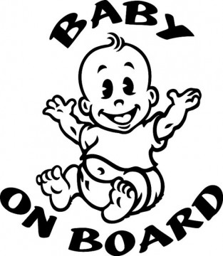 Autocolante - Baby on board