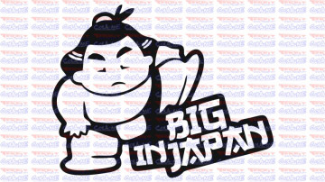 Autocolante - Big in Japan