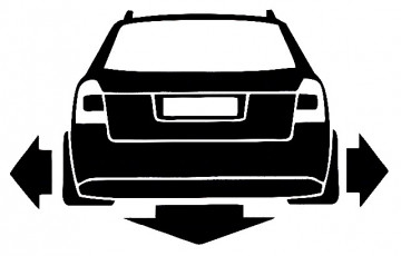 Autocolante com Audi A4 B6 Avant