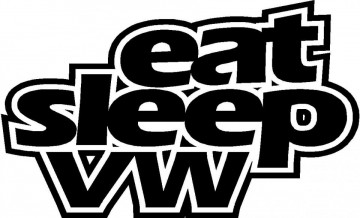 Autocolante - Eat Sleep VW
