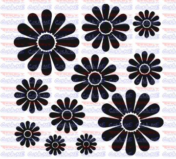 Autocolante - Flores
