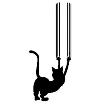 Autocolante - Gato a Arranhar