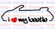 Autocolante - I Love My Beetle