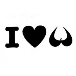 Autocolante - I Love