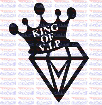 Autocolante - King of V.I.P