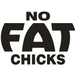 Autocolante - No Fat Chics