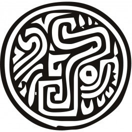 Autocolante - Padrão Azteca