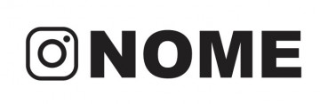 Autocolante personalizado - Instagram + Nome