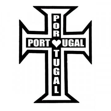 Autocolante - Portugal (cruz)