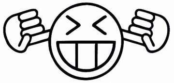 Autocolante - Smile a Tapar os Ouvidos