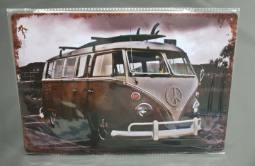 Chapa decorativa com VW Pão de Forma