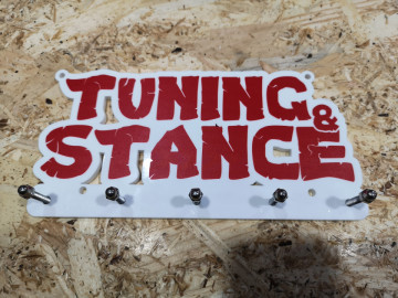 Chaveiro em Acrílico com Tuning & Stance