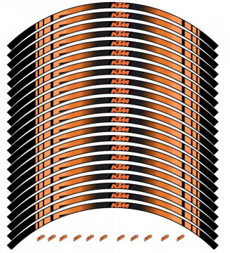 Conjunto de faixas para Jantes com KTM