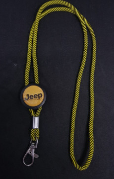 Fita Porta Chaves (lanyard) de Pescoço Ajustável para Jeep