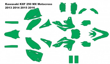 Kawasaki KXF 250 MX Motocross 2013 2014 2015 2016