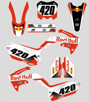 Kit Autocolantes Para HONDA CRF 250 10-13
