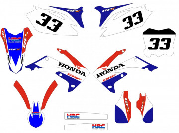 Kit Autocolantes Para Honda CRF 450 09-12