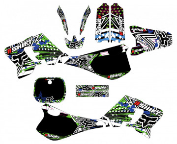 Kit Autocolantes Para Moto - Yamaha YZ 125 / 250 1993 a 1995