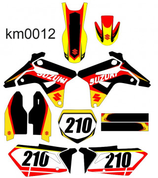 Kit Autocolantes Para Suzuki RMZ 450 2007
