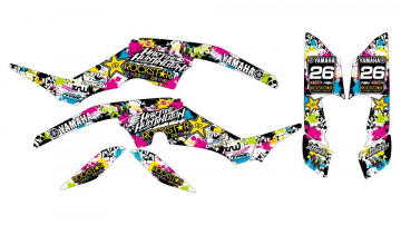 Kit Autocolantes Para Yamaha Raptor 350