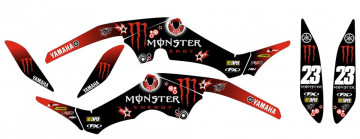 Kit Autocolantes Para Yamaha Raptor 350