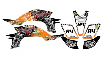 Kit Autocolantes Para Yamaha YFZ 450 03-08
