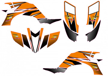Kit Autocolantes Para Yamaha YFZ 450 03-08