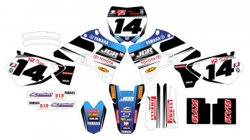 Kit Autocolantes Para Yamaha YZ / WR 125 / 250 - 96-01