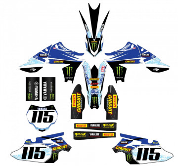 Kit Autocolantes Para Yamaha yzf 450 10-13