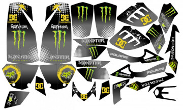 Kit de autocolantes para Polaris Predator 500