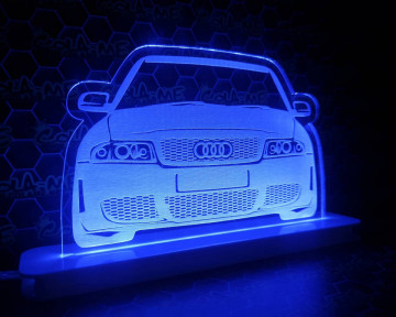 Moldura / Candeeiro com luz de presença - Audi A4 B5