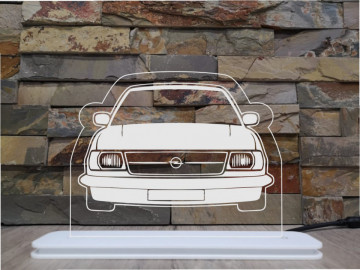 Moldura / Candeeiro com luz de presença -Opel Ascona