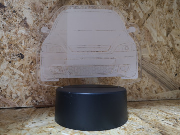 Moldura / Candeeiro com luz de presença - Opel Astra G