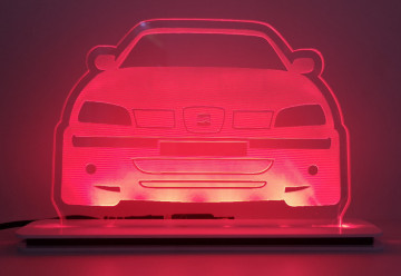 Moldura / Candeeiro com luz de presença - Seat Ibiza 6K2