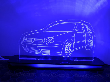 Moldura / Candeeiro com luz de presença - Volkswagen Golf IV
