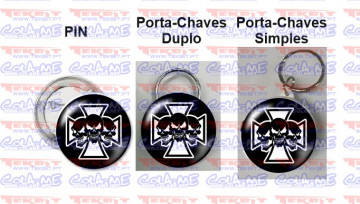 Pin / Porta Chaves - Caveiras