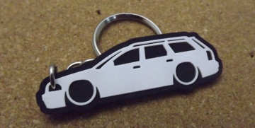 Porta Chaves com silhueta de Audi A4 B5 Avant