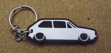 Porta Chaves com silhueta de Volkswagen Golf I / MKI