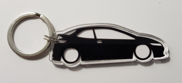 Porta Chaves de Acrílico com silhueta de Honda Civic FN2