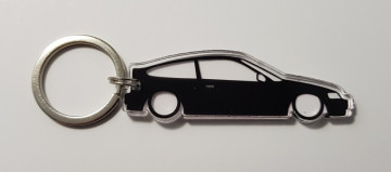 Porta Chaves de Acrílico com silhueta de Honda CRX