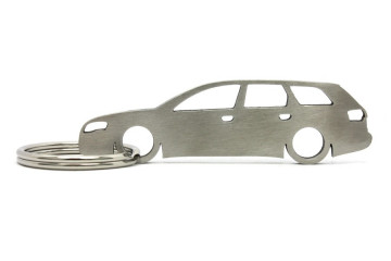 Porta Chaves em inox com silhueta com Audi A4 B7 wagon