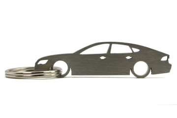 Porta Chaves em inox com silhueta com Audi A7