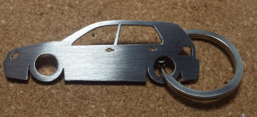 Porta Chaves em inox com silhueta com Volkswagen Golf IV 5P