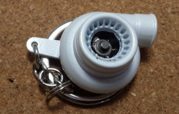 Porta Chaves - Turbo (Funcional) - Branco